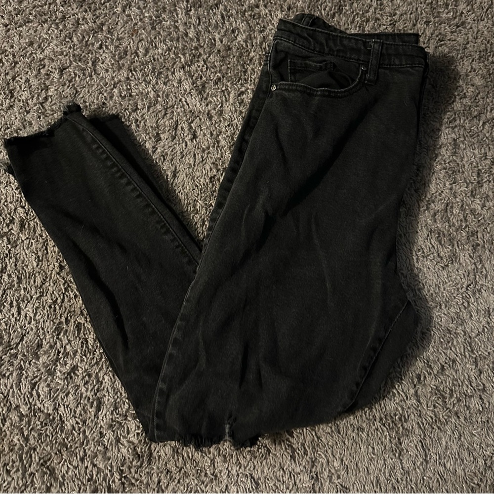 Black wonderly curvy jeans
